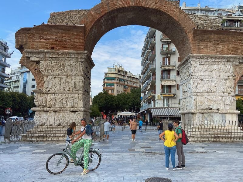 Fietsen door Thessaloniki Griekenland reis