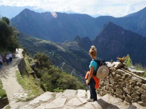 Peru individuele rondreis met kinderen - zonnenpoort Inca trail