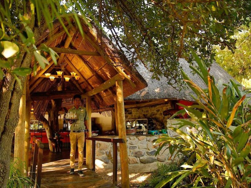 Botswana - Maun - restaurant