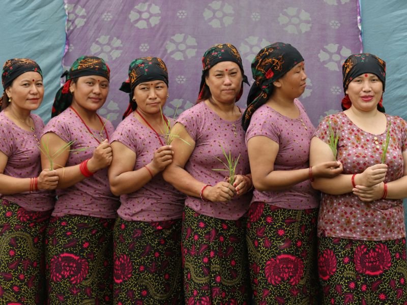 lokale vrouwen india
