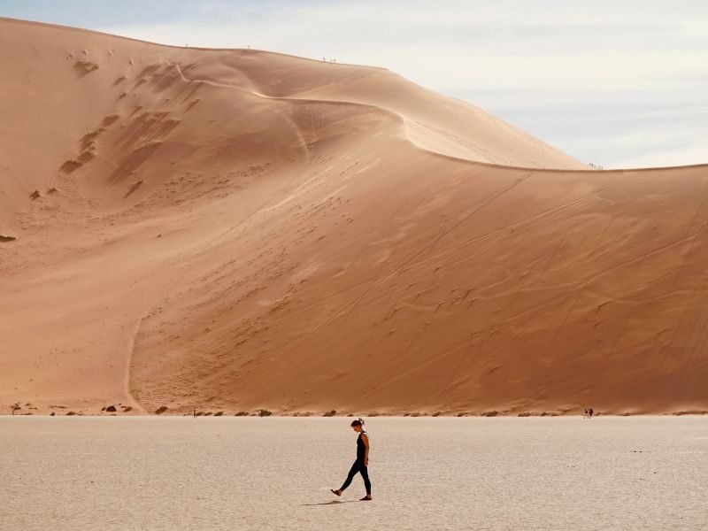 Namibie - Sossusvlei - deadvlei wandeling