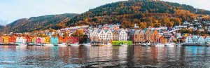 Bergen in Noorwegen