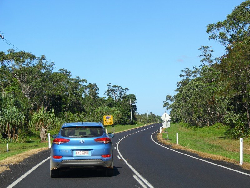 Rijden langs de oostkust in Australië