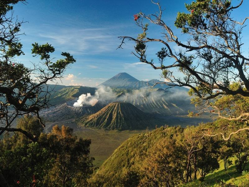 Bromo vulkaan op Java