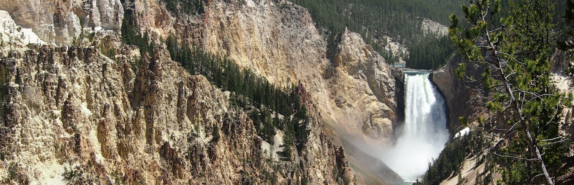 Artist Point in yellowstone