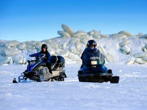 sneeuwscooter tocht lapland
