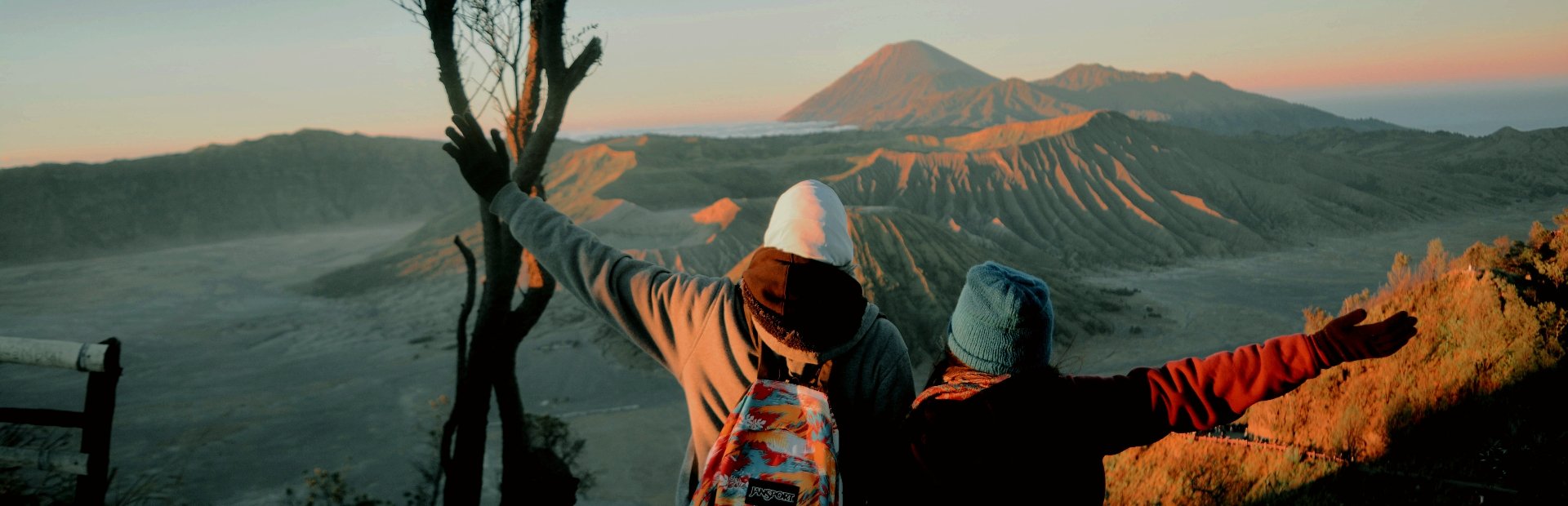 Uitzicht op de Bromo vulkaan Java Indonesie