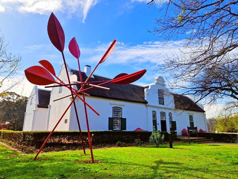 Wijnhuis in Stellenbosch Zuid-Afrika