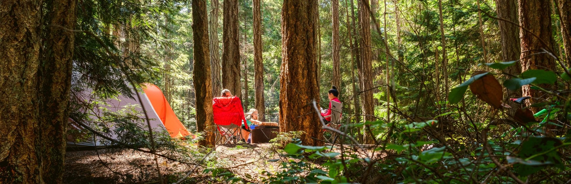 Kamperen tent Canada