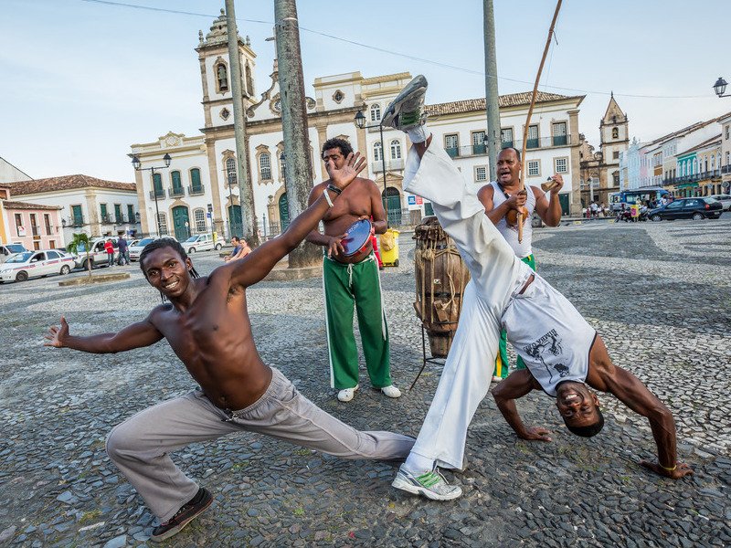 Caipoera in Salvador de Bahia Brazilie