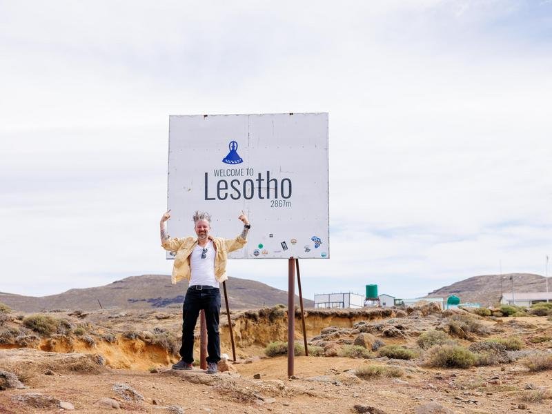 Lesotho grensovergang via Sani Pass