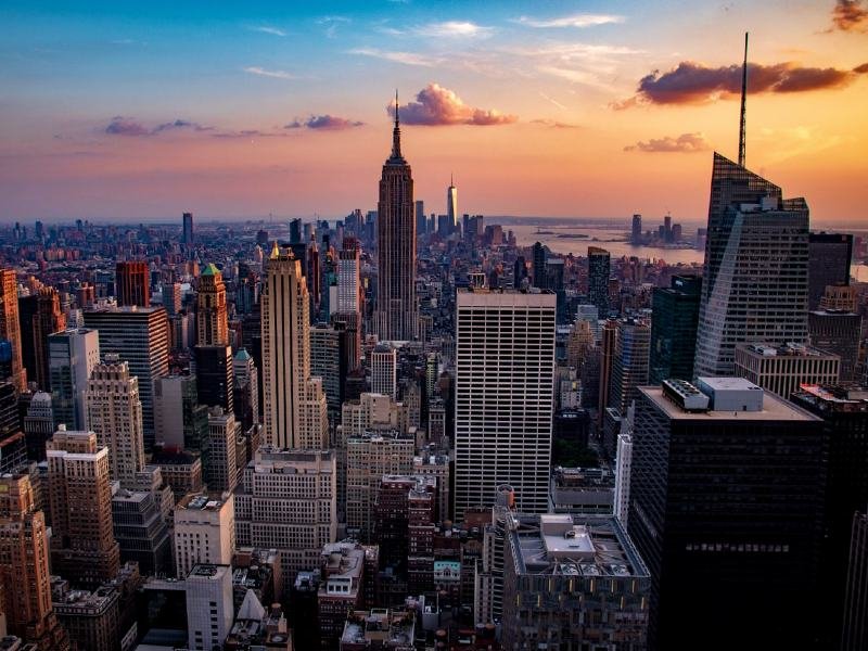 Amerika rondreis, de skyline van New York
