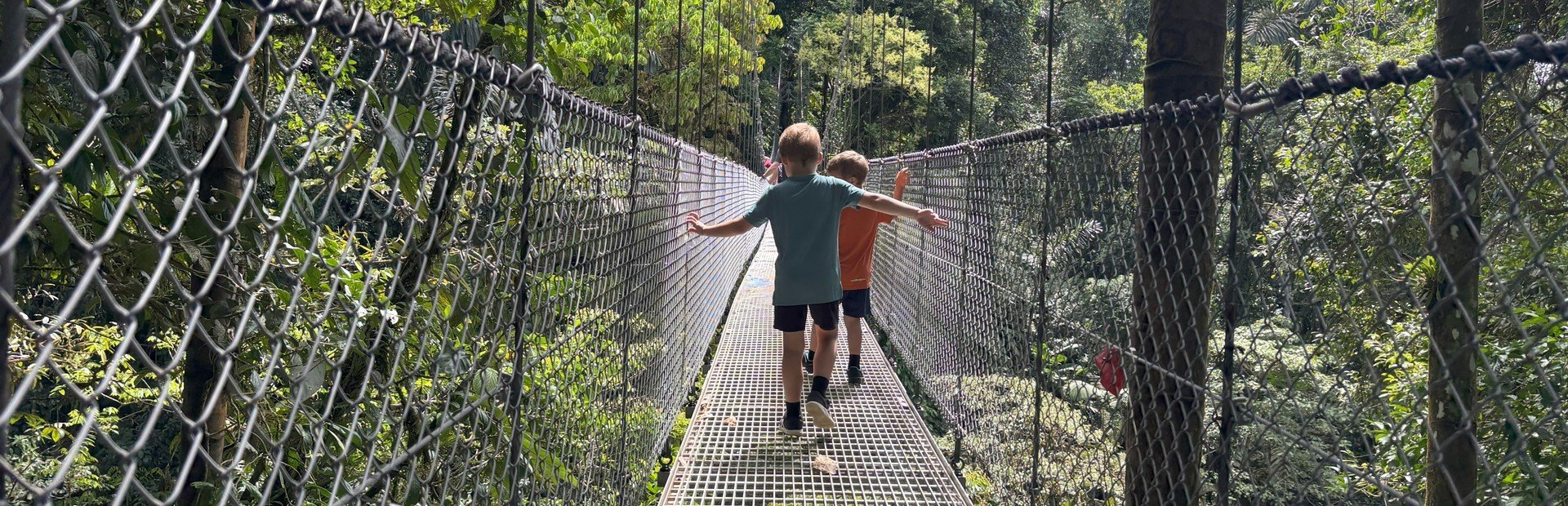 Hangbruggen in La Fortuna
