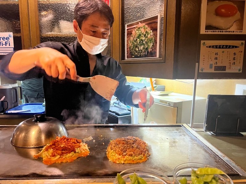 Chef aan het werk in Japan