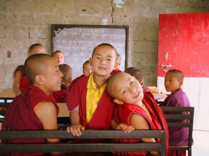 Monks in Gangtok, India