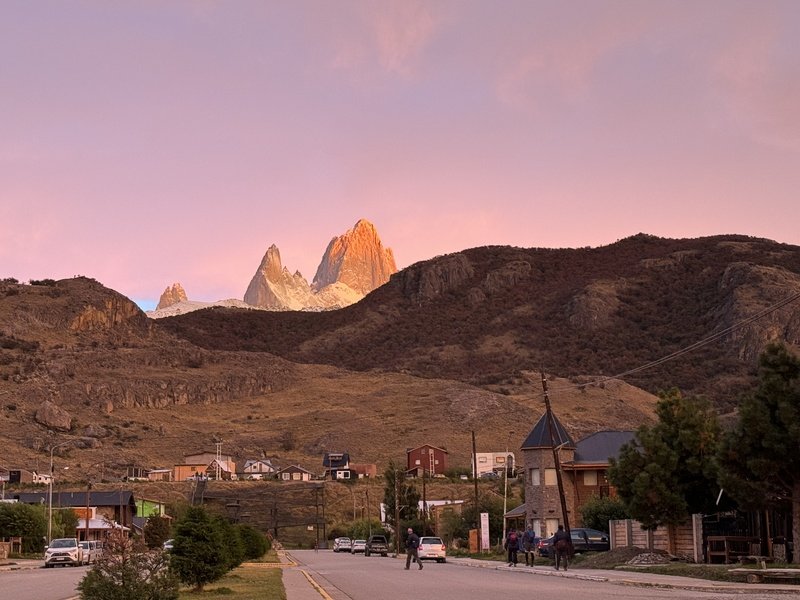 El Chalten Argentinië zonsondergang