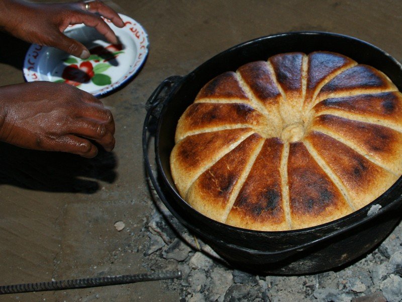 Lesotho bevolking brood bakken
