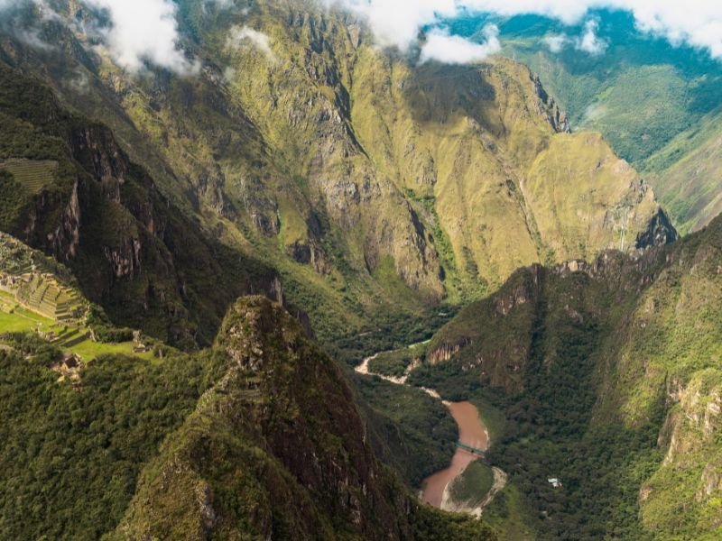 Peru - Inca trail - Urubamba rivier