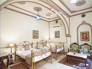 Indie Jaipur - hotelkamer
