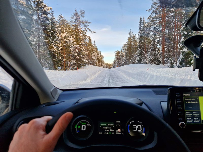 Autohuur in Lapland in de winter