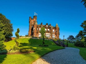 Slapen in kasteel bij Glasgow
