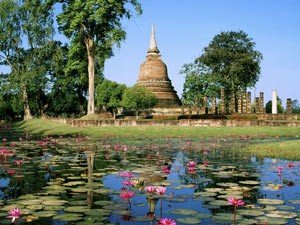 sukhothai tempel thailand reis