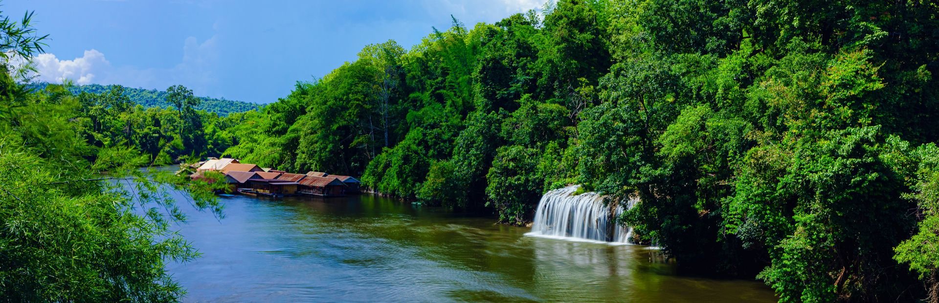 sai yok river kwai waterval thailand