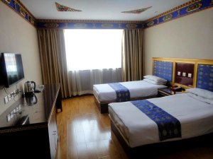 China Xiahe - hotelkamer