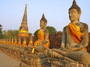 Zittende buddha Thailand