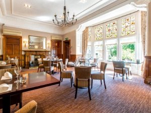 Glasgow kasteelhotel eetkamer
