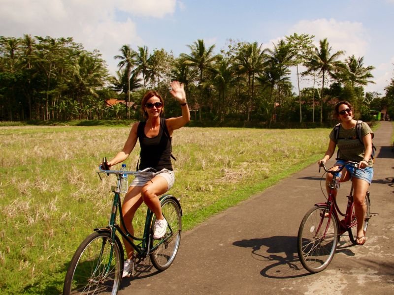 Borobdur fietsen Indonesie