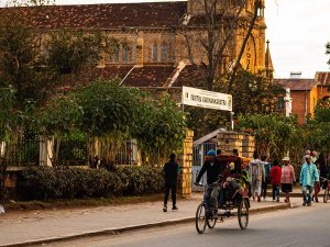 Madagascar Antsirabe straatbeeld