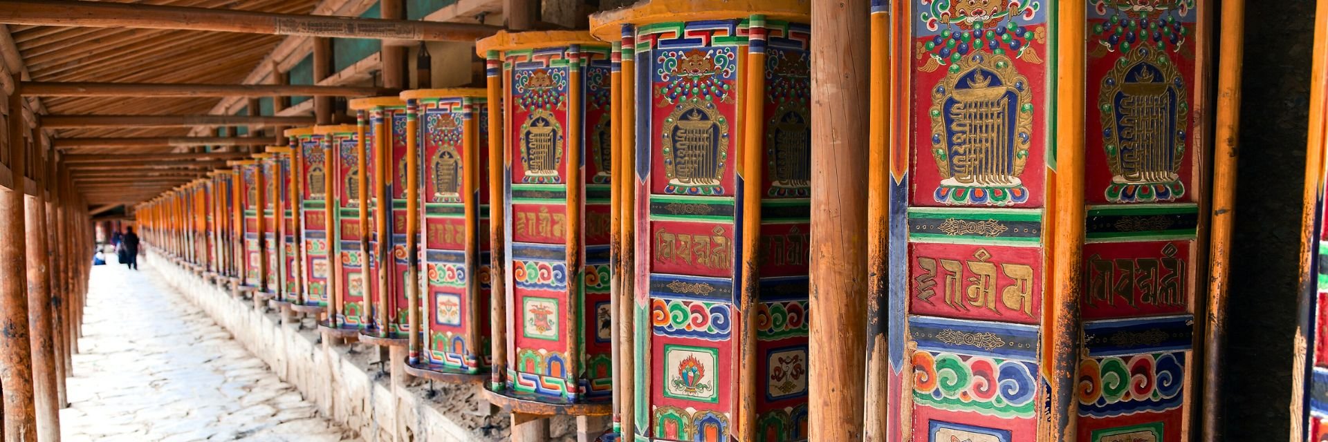 Het klooster van Labrang uit China in Xiahe