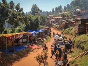 Dagelijks leven Oeganda Lake Bunyonyi