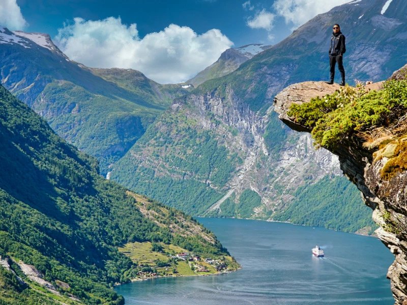 Geirangerfjord Noorwegen