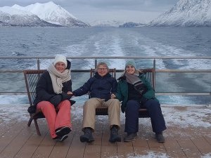 Noorwegen Tromso op de boot