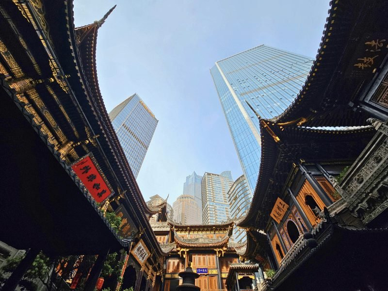 Luohan-tempel in Chongqing, China