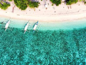 Strand van Panglao in de Filipijnen