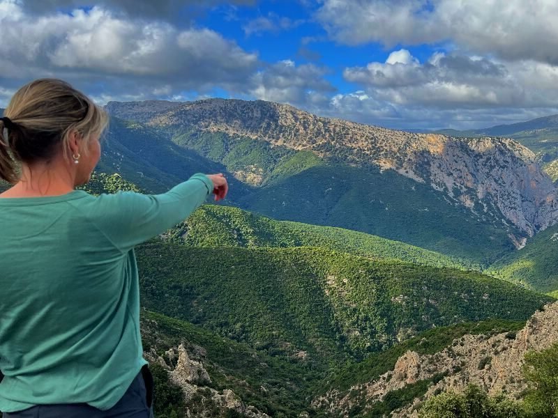 Gorropu kloof Supramonte gebergte Sardinië