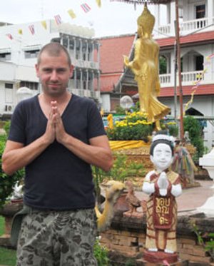 Houdingen van de Buddha Thailand