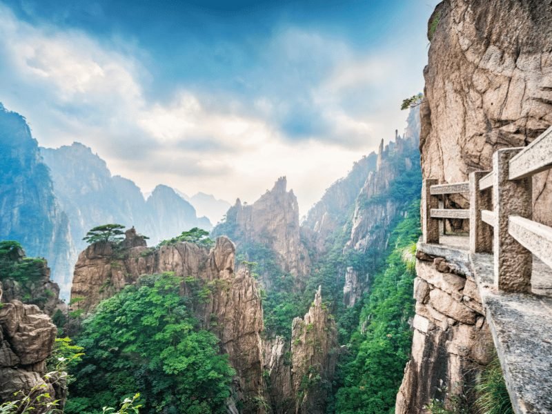 Gele bergen van Huangshan