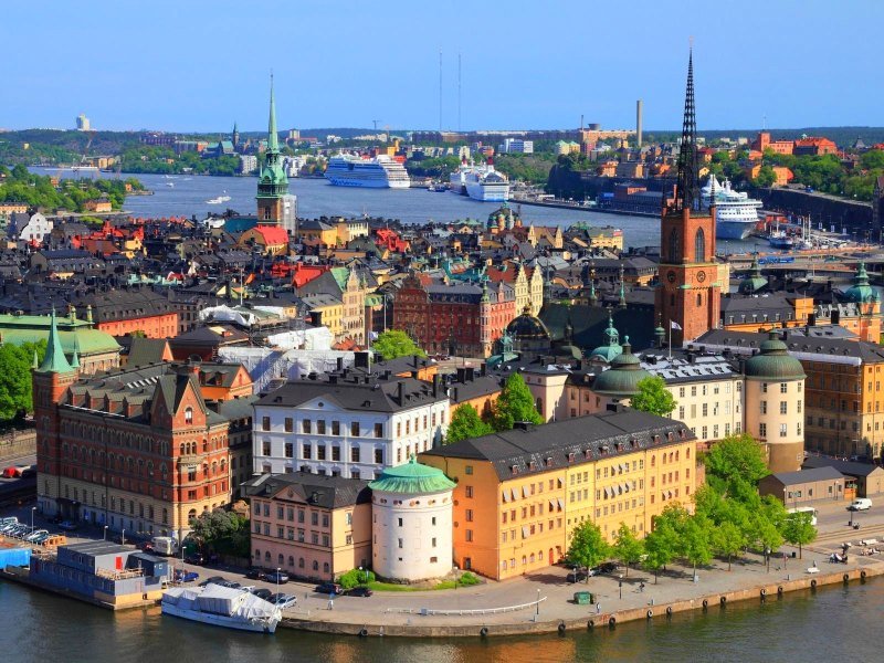 Stockholm van bovenaf