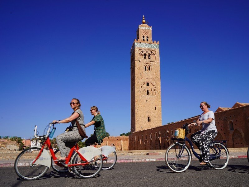 Fietstocht door Marrakech, Marokko woestijnreis
