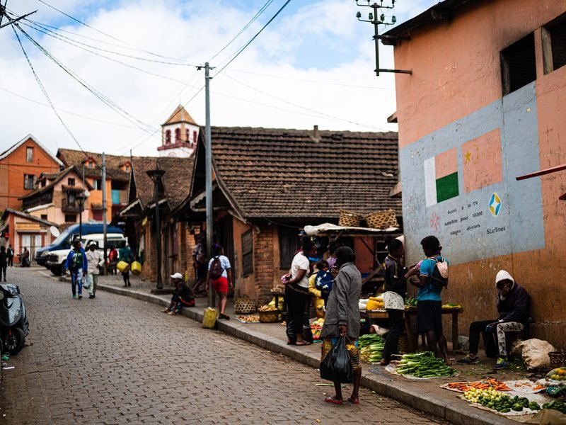 Madagascar Fianarantsoa straataanbeeld