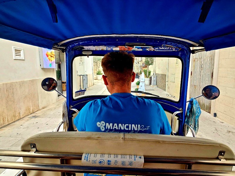 Tuk Tuk tour door Polignano a Mare