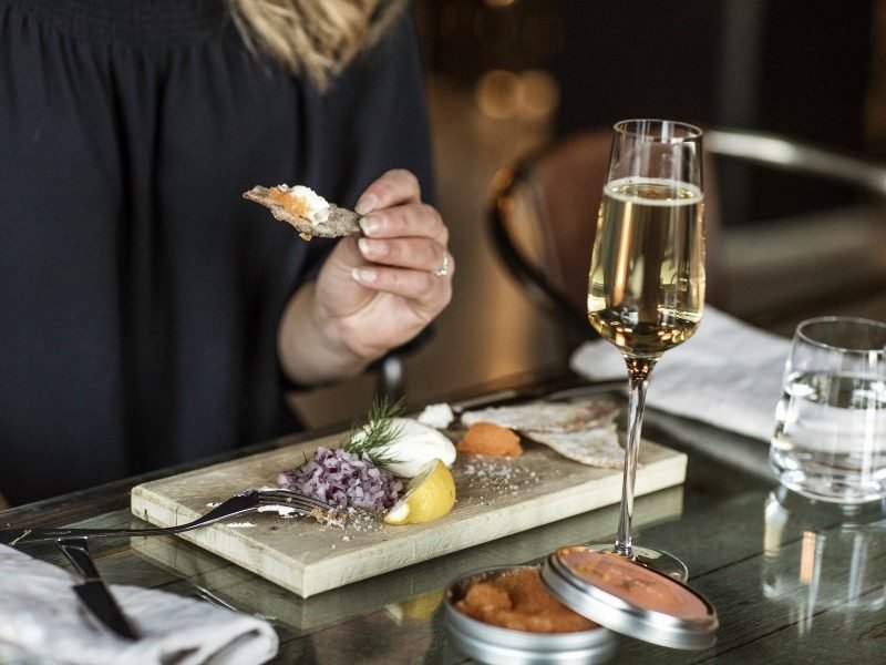 Kaviaar eten in Lulea Zweden