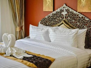 thailand chiang mai hotel slaapkamer