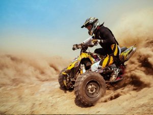 Quadtour op Sal