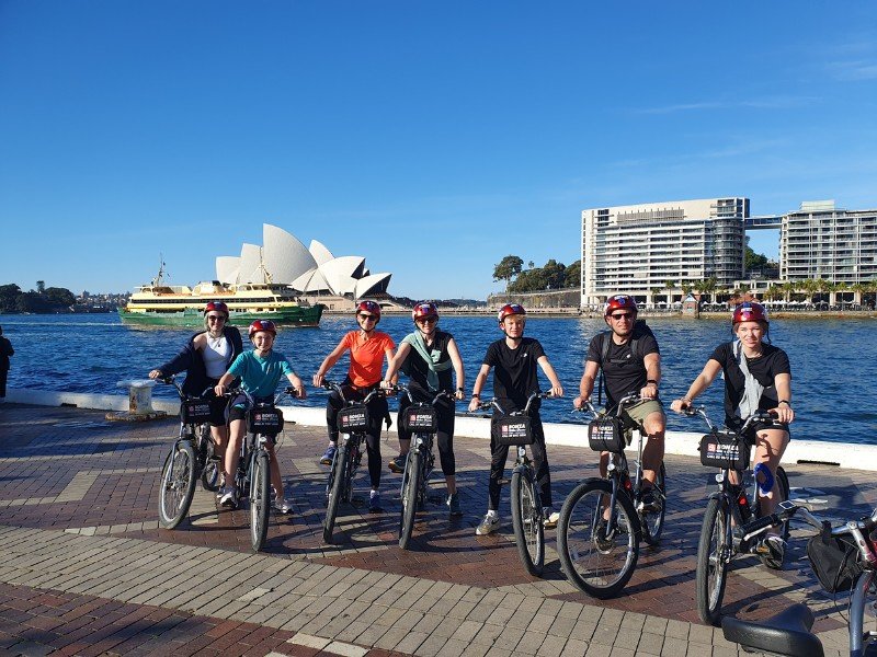 Fietsen door Sydney heen