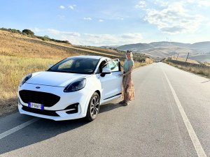 italië elektrische auto door Puglia